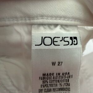 Joe's Jeans White Fabric Brand Tag